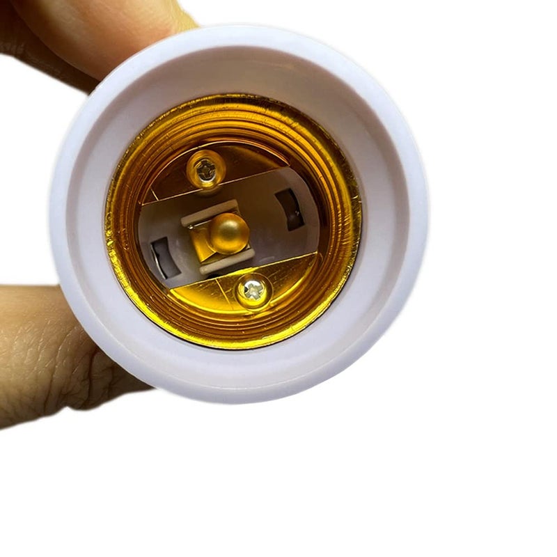 YKCGG E26 Socket Extender - Standard Medium Base, 2.56 inch Extension Socket Adapter,Light Bulb Socket Extension, Lamp Holder Adapter (3 Pack) - Image 4